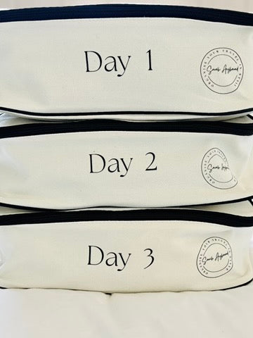 Days 1-3 Packing Cube Set - Cream
