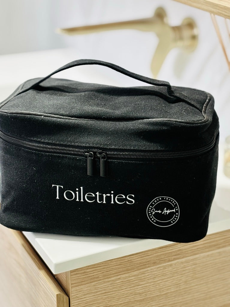 Toiletry Bag - Standard Size - Black