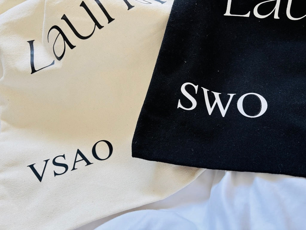 Personalised laundry travel bags