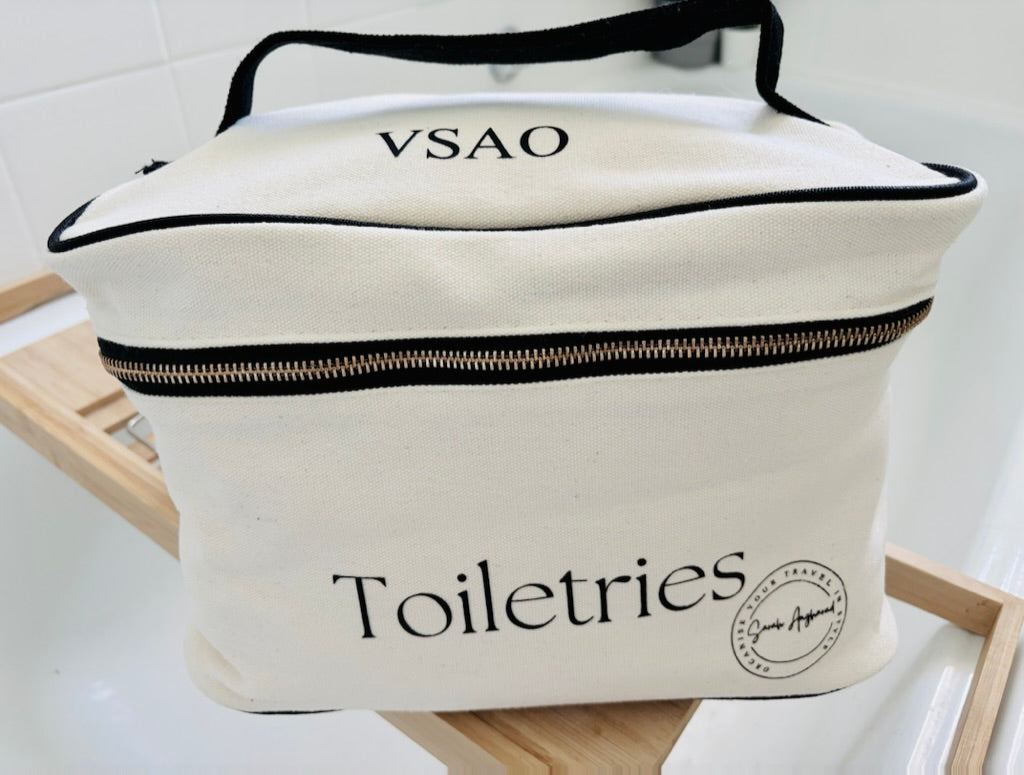 Toiletry Bag - XL Size - Cream