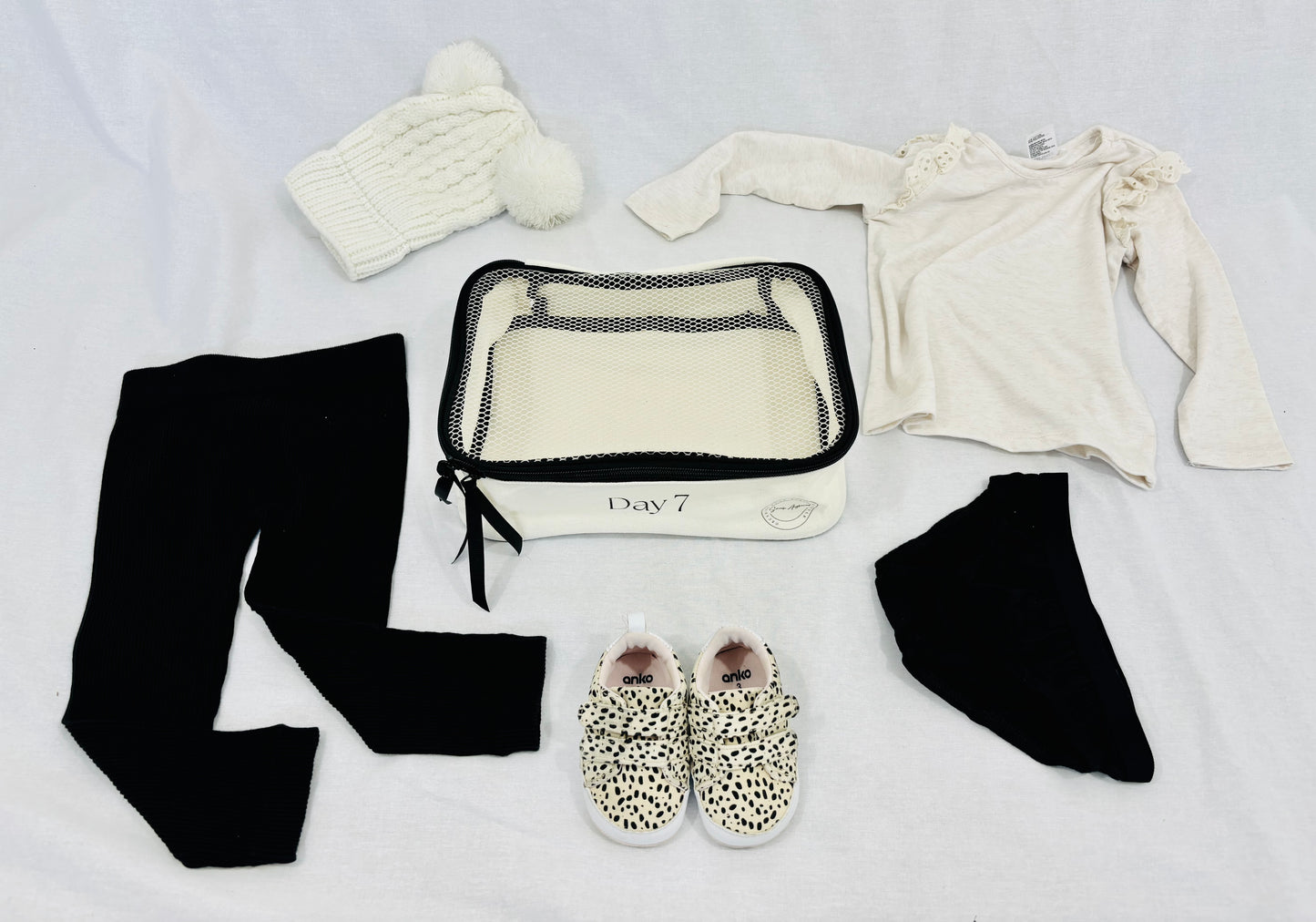 Packing Cube - Kids - Individual Daily - Cream