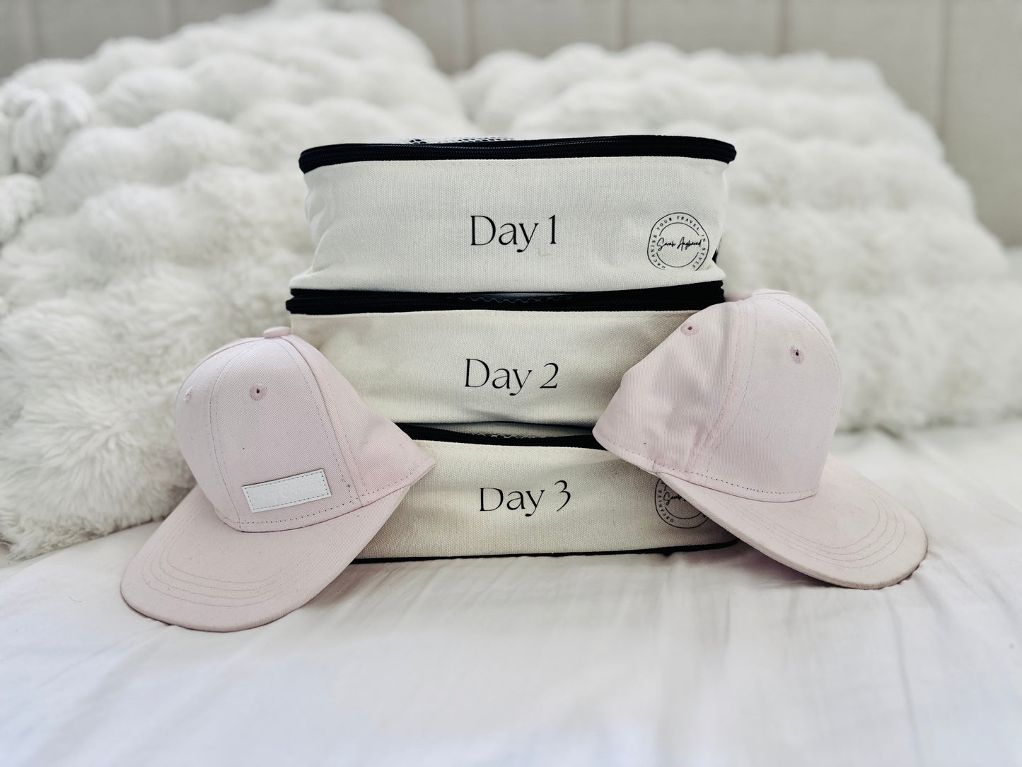 Packing Cubes - Kids - Set of 3 Daily - Cream