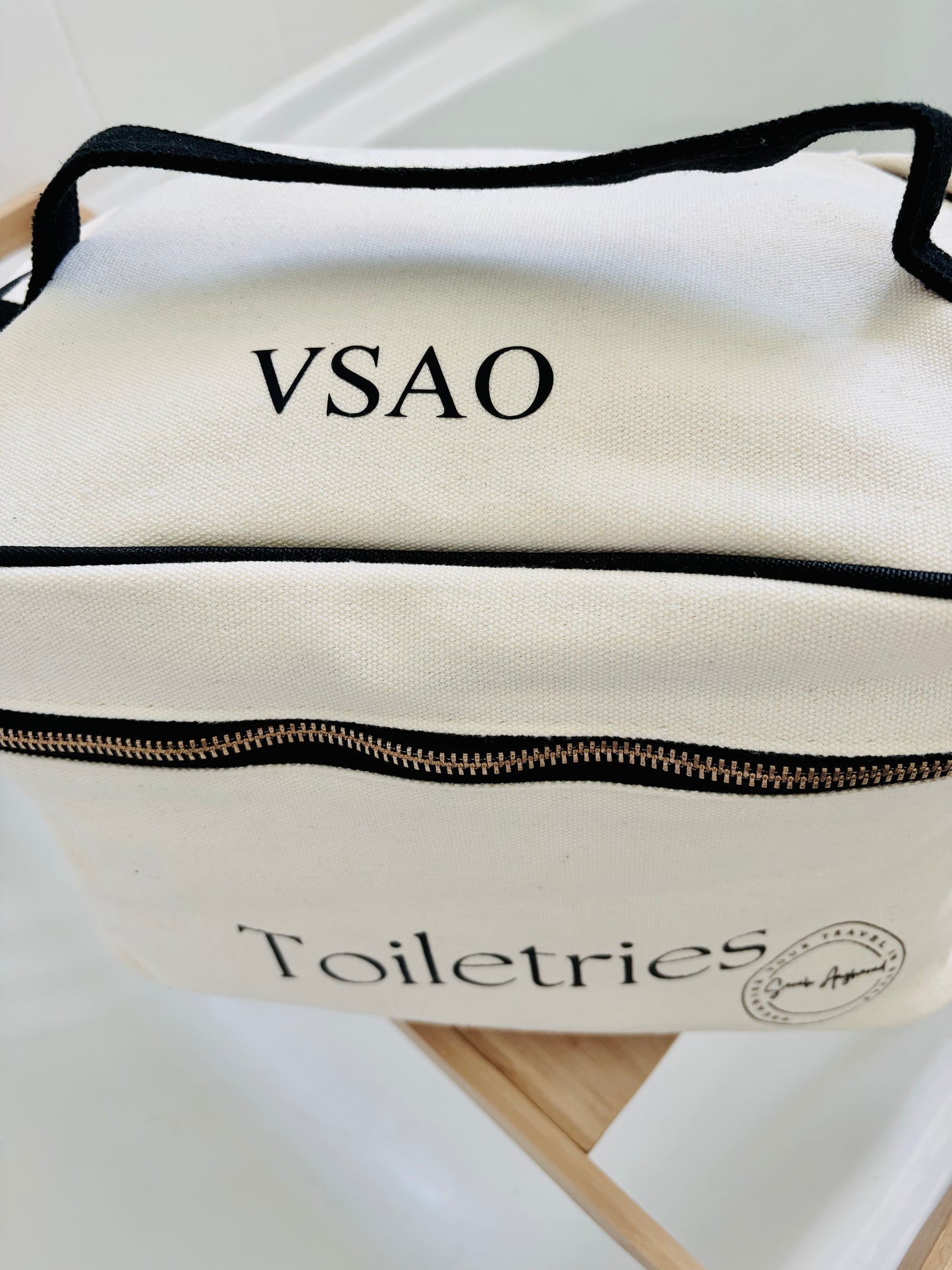 Toiletry Bag - XL Size - Cream