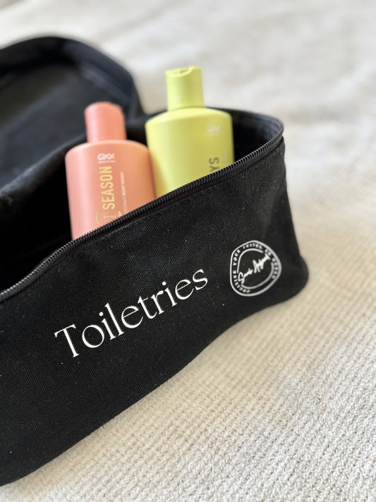 Toiletry Bag - Standard Size - Black